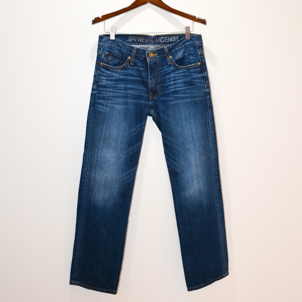 JF J. Ferrar Mens Slim Straight Fit Jeans 31 x 32
